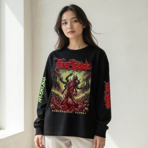 Kaos Long Sleeve Death Metal Fear Inside Mencengkeram Dendam