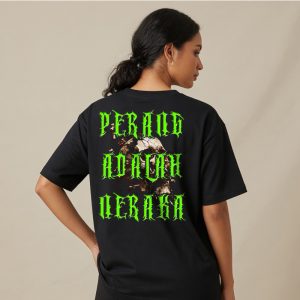 Kaos Official Band Death Metal Patrician - Perang Adalah Neraka